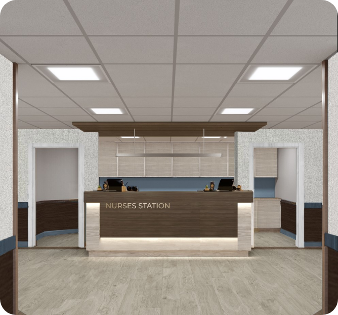 Renovation Picture Nurse's Station